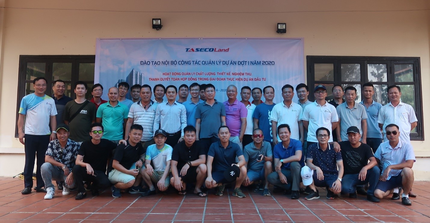 Taseco Land tổ chức đào tạo nội bộ công tác quản lý dự án đợt I năm 2020