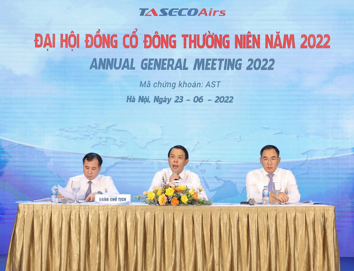 ĐHCĐ Taseco Airs 2022: Quyết tâm bứt phá, phục hồi phát triển