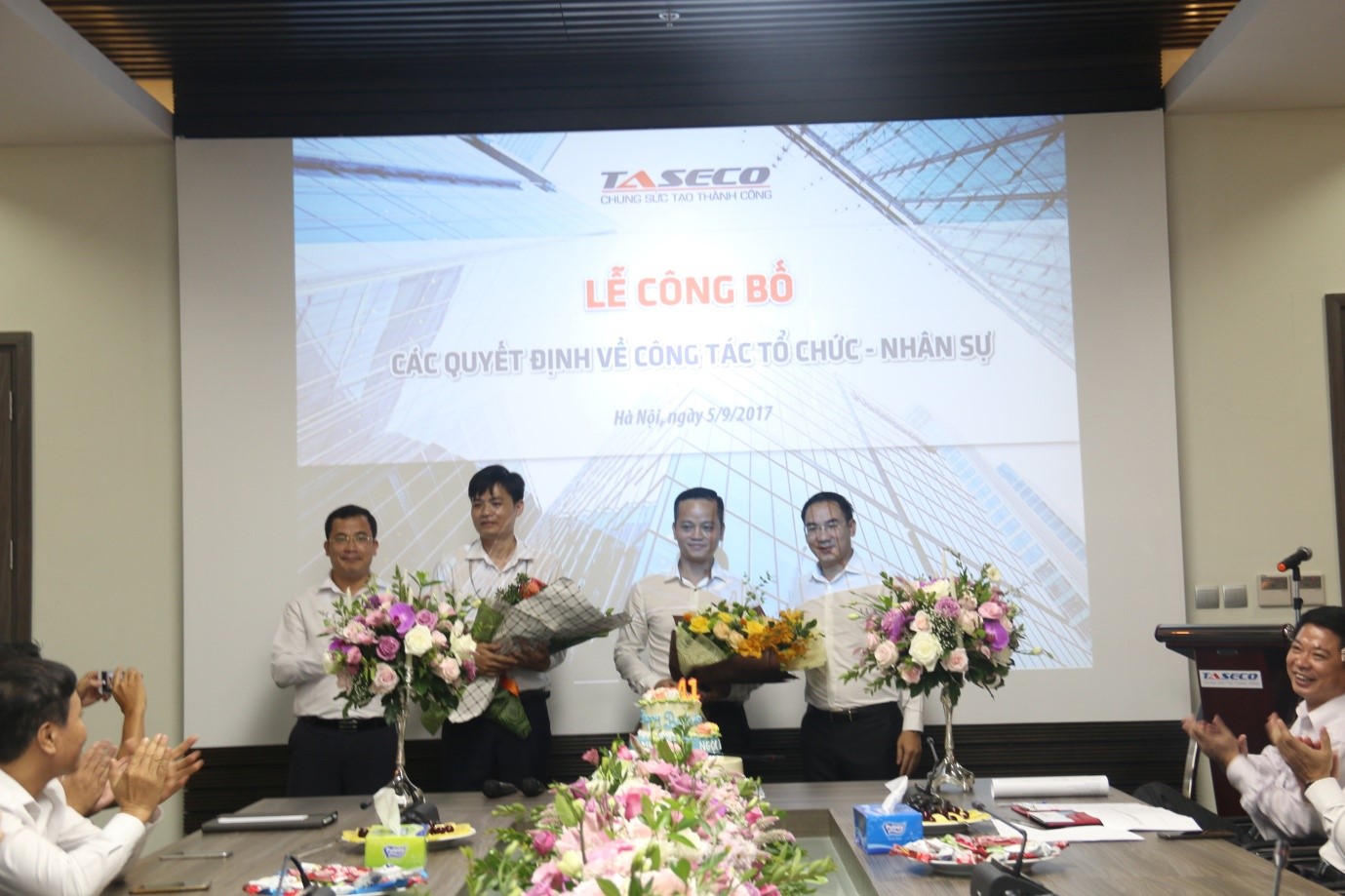 Taseco công bố các quyết định về công tác tổ chức - Nhân sự quý III năm 2017