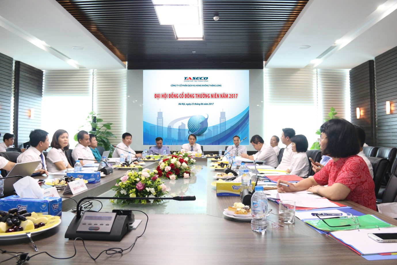 Taseco tổ chức thành công ĐHĐCĐ thường niên 2017