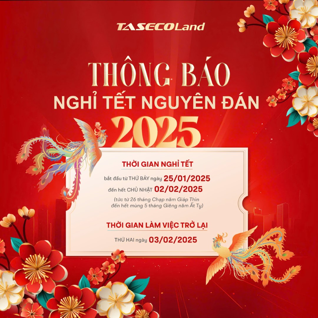 Thông báo nghỉ tết nguyên đán 2025